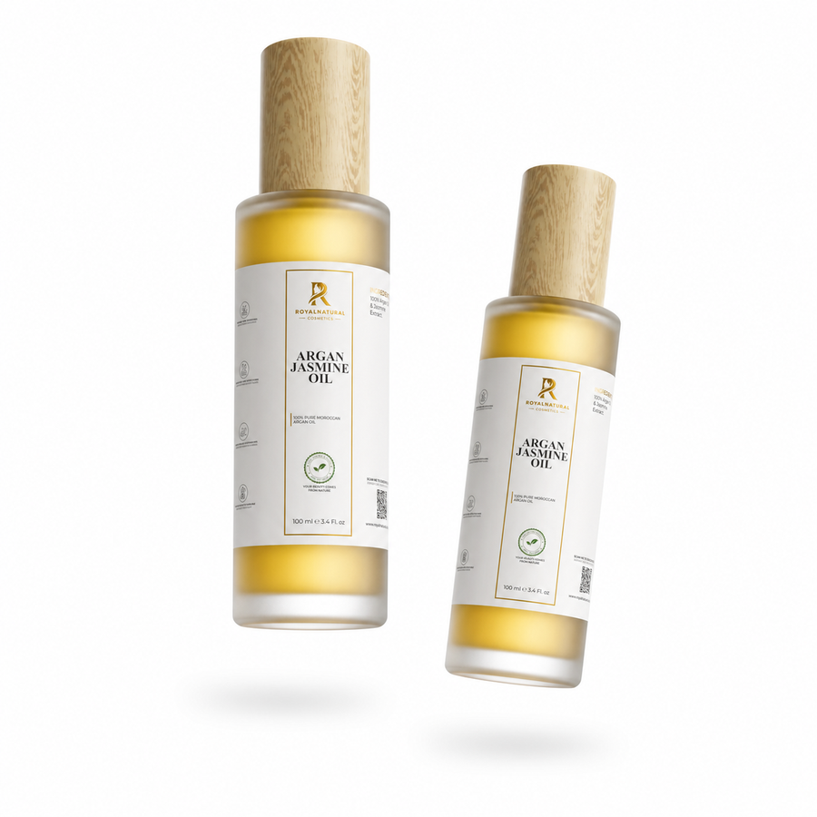 Argan Jasmijn Olie zwevende productafbeelding