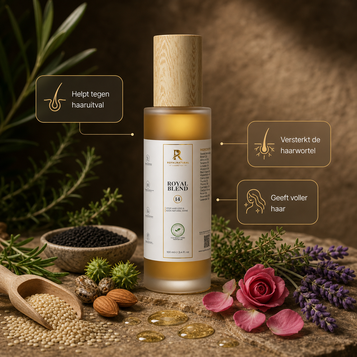Ingredienten en voordelen afbeelding voor Royal Blend 14